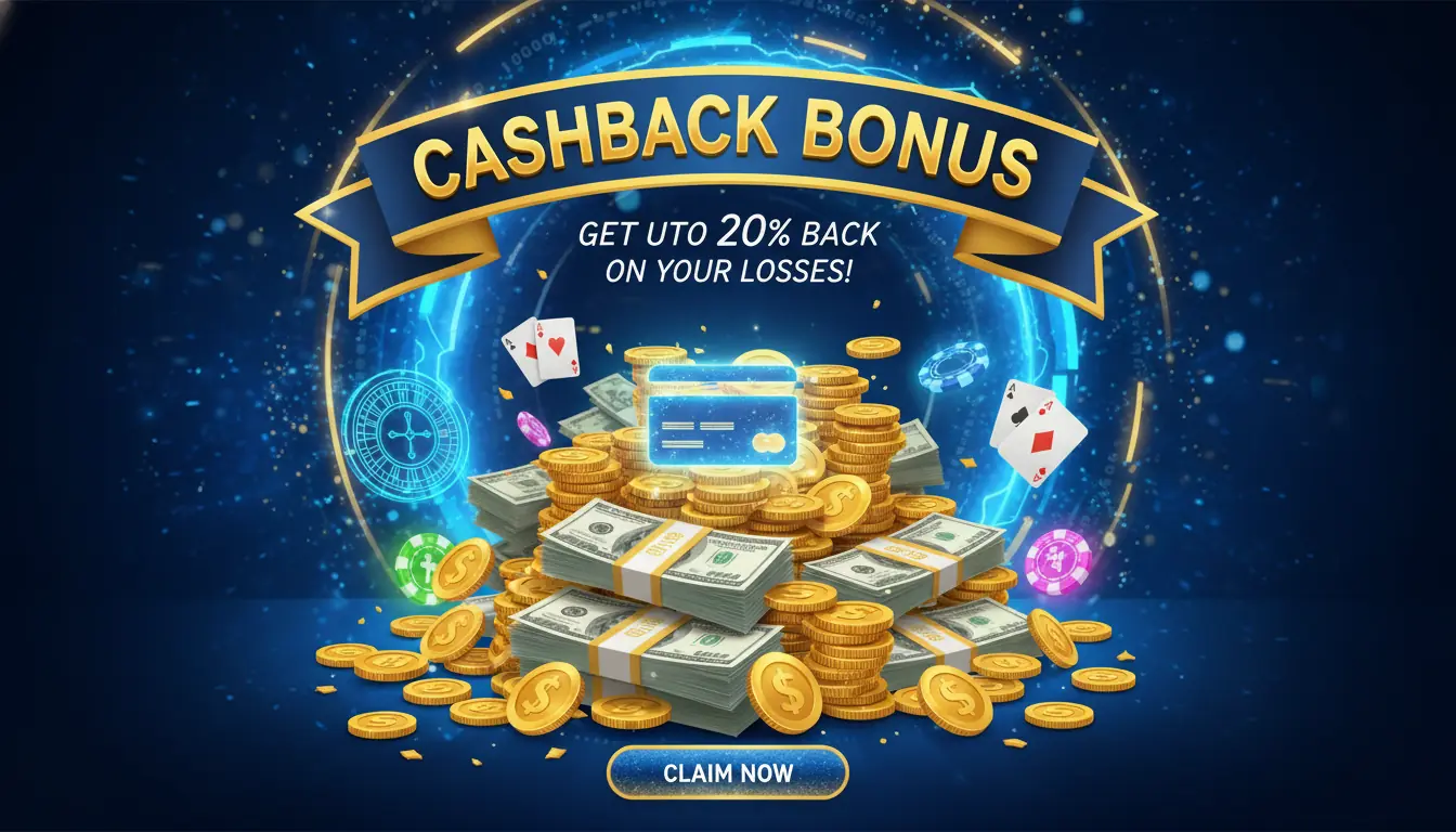 96 casino cashback