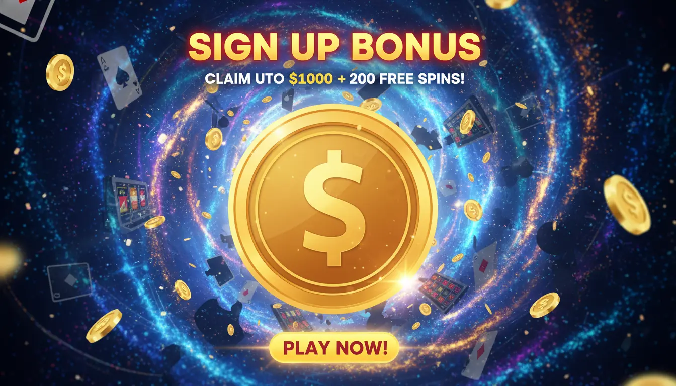 96 casino sign up bonus