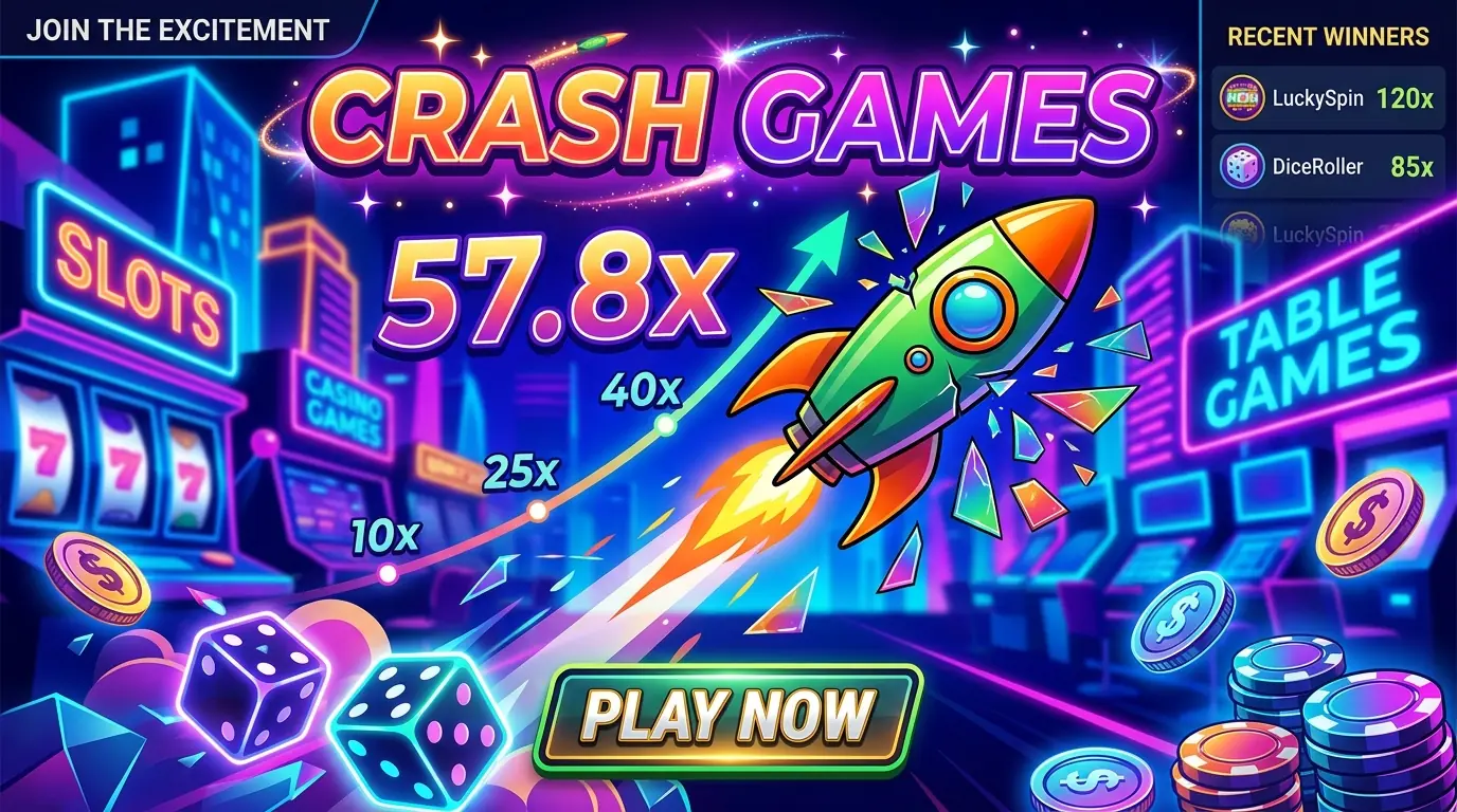 96 casino crash games